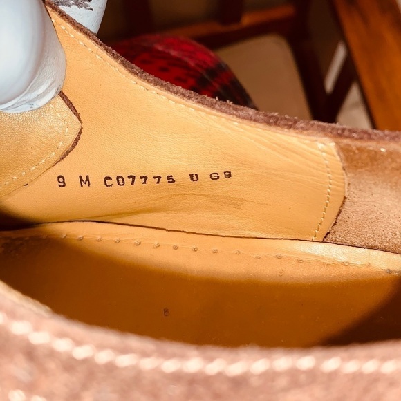 Cole Haan Wingtip Suede Oxford Shoes. - Picture 10 of 14